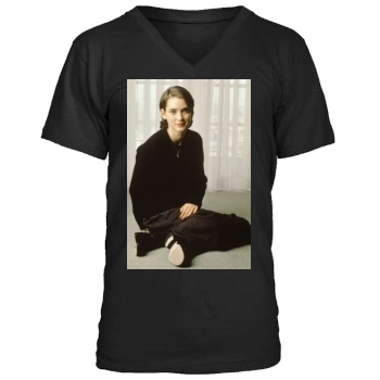 Winona Ryder Men's V-Neck T-Shirt