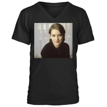 Winona Ryder Men's V-Neck T-Shirt