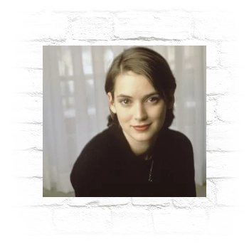 Winona Ryder Metal Wall Art