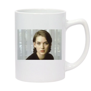 Winona Ryder 14oz White Statesman Mug