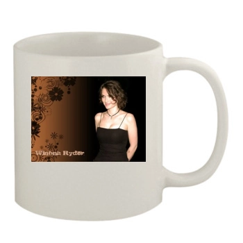 Winona Ryder 11oz White Mug