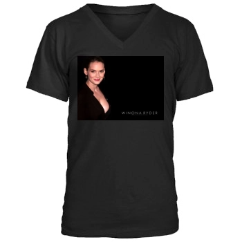 Winona Ryder Men's V-Neck T-Shirt