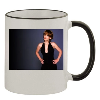 Winona Ryder 11oz Colored Rim & Handle Mug