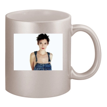 Winona Ryder 11oz Metallic Silver Mug