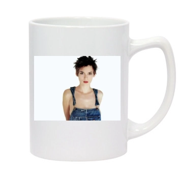 Winona Ryder 14oz White Statesman Mug