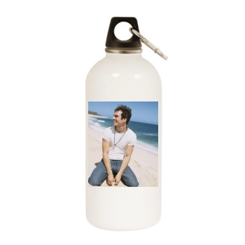 Ian Somerhalder White Water Bottle With Carabiner