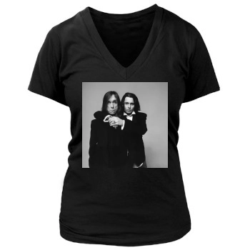 Iggy Pop Women's Deep V-Neck TShirt