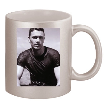 James Franco 11oz Metallic Silver Mug