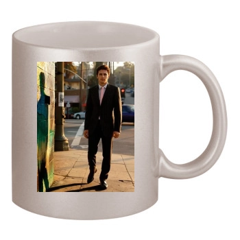 James Franco 11oz Metallic Silver Mug