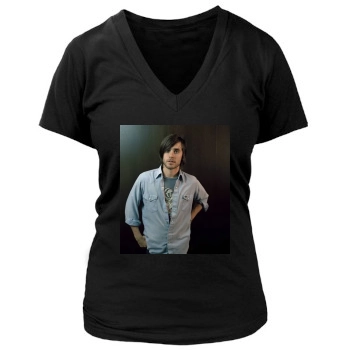 Jared Leto Women's Deep V-Neck TShirt