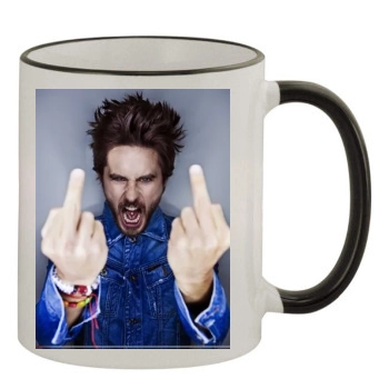 Jared Leto 11oz Colored Rim & Handle Mug