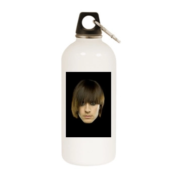 Jared Leto White Water Bottle With Carabiner