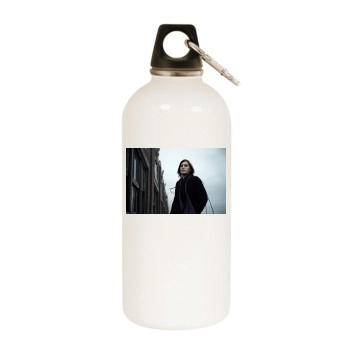 Jared Leto White Water Bottle With Carabiner