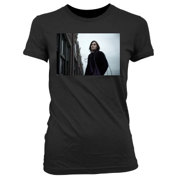 Jared Leto Women's Junior Cut Crewneck T-Shirt