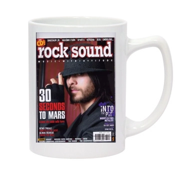 Jared Leto 14oz White Statesman Mug