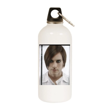 Jared Leto White Water Bottle With Carabiner