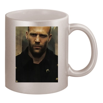 Jason Statham 11oz Metallic Silver Mug