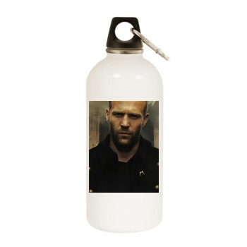Jason Statham White Water Bottle With Carabiner
