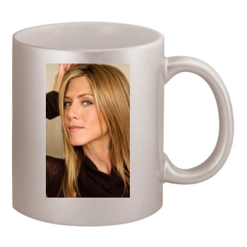 Jennifer Aniston 11oz Metallic Silver Mug