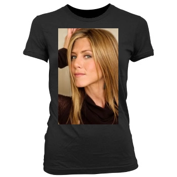 Jennifer Aniston Women's Junior Cut Crewneck T-Shirt