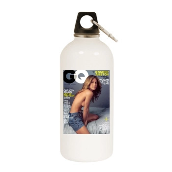 Jennifer Aniston White Water Bottle With Carabiner