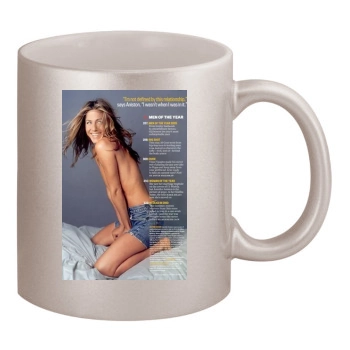 Jennifer Aniston 11oz Metallic Silver Mug