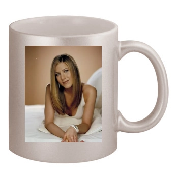 Jennifer Aniston 11oz Metallic Silver Mug