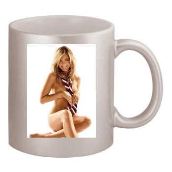 Jennifer Aniston 11oz Metallic Silver Mug