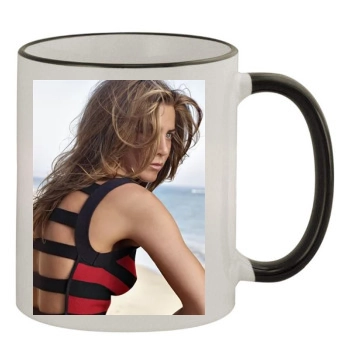 Jennifer Aniston 11oz Colored Rim & Handle Mug