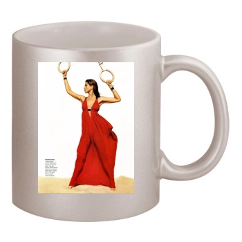 Jennifer Aniston 11oz Metallic Silver Mug