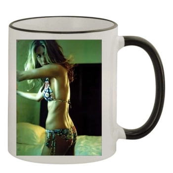 Jennifer Aniston 11oz Colored Rim & Handle Mug