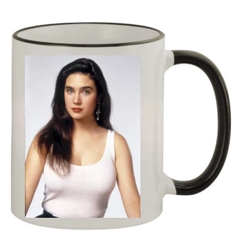 Jennifer Connelly 11oz Colored Rim & Handle Mug