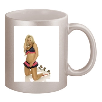 Jennifer Ellison 11oz Metallic Silver Mug