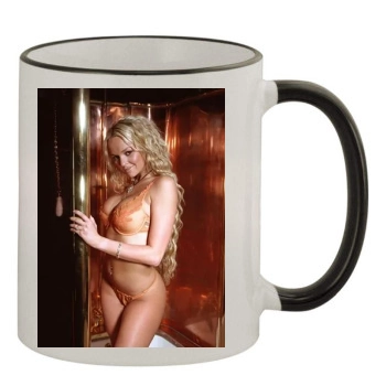 Jennifer Ellison 11oz Colored Rim & Handle Mug