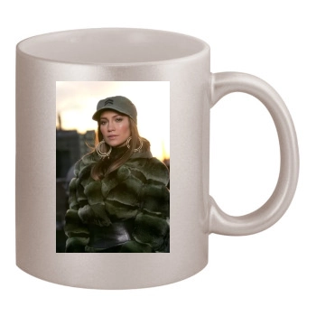 Jennifer Lopez 11oz Metallic Silver Mug