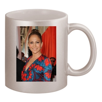 Jennifer Lopez 11oz Metallic Silver Mug