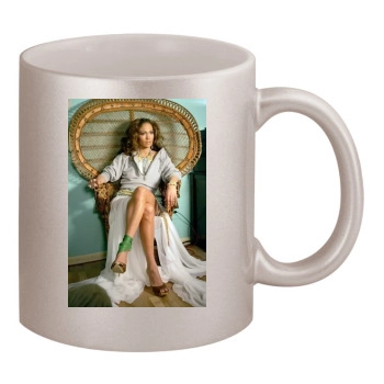 Jennifer Lopez 11oz Metallic Silver Mug