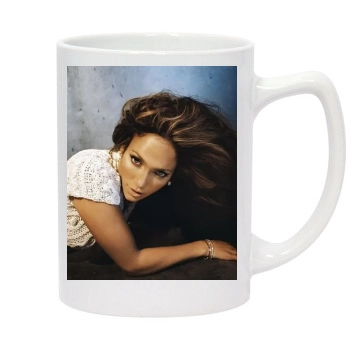 Jennifer Lopez 14oz White Statesman Mug