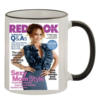 Jennifer Lopez 11oz Colored Rim & Handle Mug