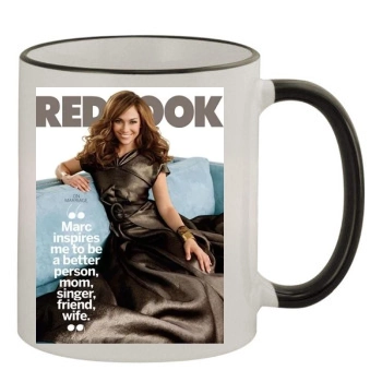 Jennifer Lopez 11oz Colored Rim & Handle Mug