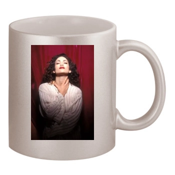 Jennifer Lopez 11oz Metallic Silver Mug