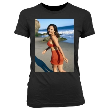 Jennifer Lopez Women's Junior Cut Crewneck T-Shirt