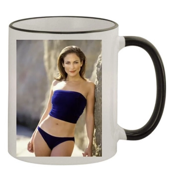 Jennifer Lopez 11oz Colored Rim & Handle Mug