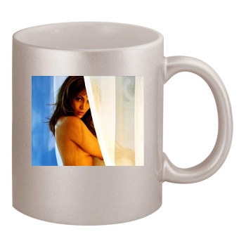 Jennifer Lopez 11oz Metallic Silver Mug