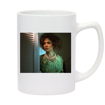 Jennifer Lopez 14oz White Statesman Mug