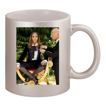 Jennifer Lopez 11oz Metallic Silver Mug