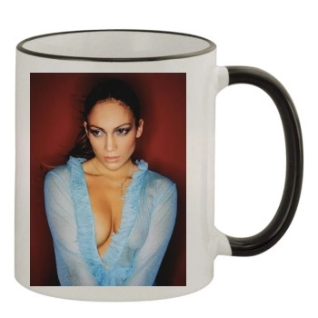 Jennifer Lopez 11oz Colored Rim & Handle Mug