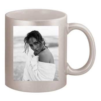 Jennifer Lopez 11oz Metallic Silver Mug