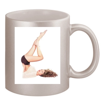 Jennifer Lopez 11oz Metallic Silver Mug