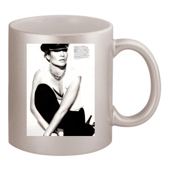 Jennifer Lopez 11oz Metallic Silver Mug